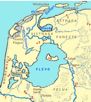 Kaart Noord-West Nederland Karel de Grote